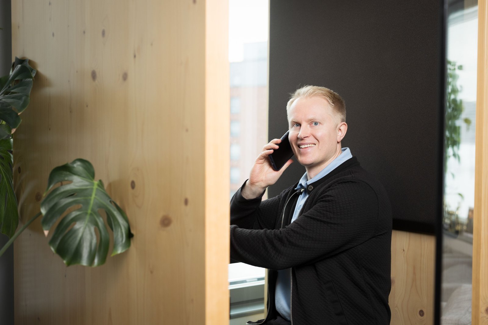 Man talking on the phone