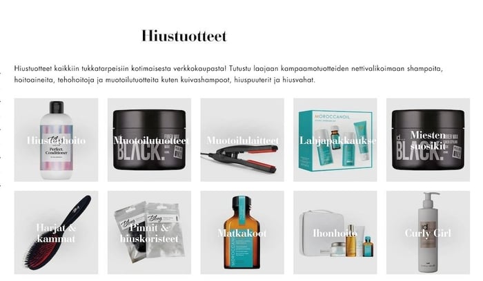 Web stoorit osa 5: hiustuotteiden myynnissä korostuu asiantuntemus